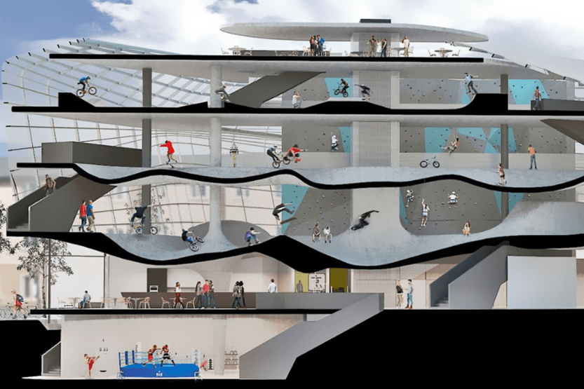 corte-del-edificio-skatepark-de-folkestone